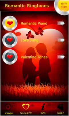 Romantic Ringtones android App screenshot 1