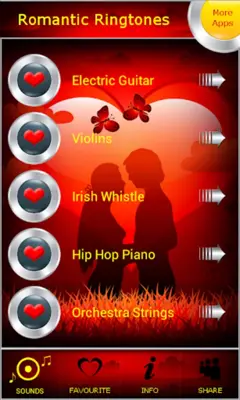 Romantic Ringtones android App screenshot 3